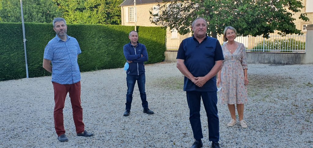 Le maire et ses 3 adjoints